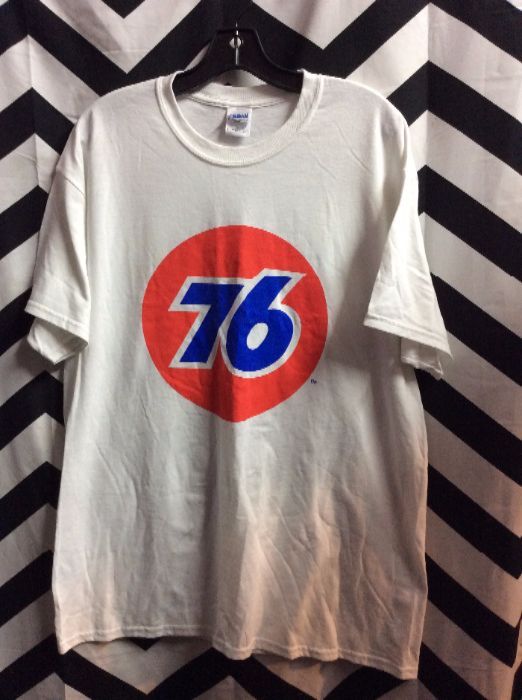 Union 76 Oil Petrol Retro T-Shirt White Long Sleeve S-5XL 