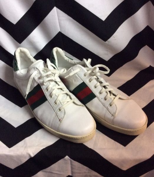 Gucci Tennis Shoes – Leather – Low Tops – Lace-up – Colored Crocodile ...