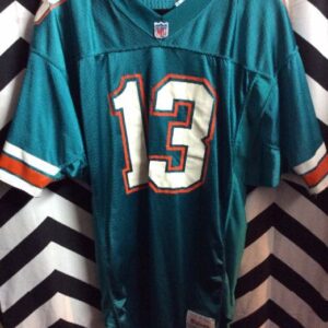 Photo detail:WILSON FOOTBALL JERSEY - MIAMI DOLPHINS - #13 - STRIPED ARM DESIGN