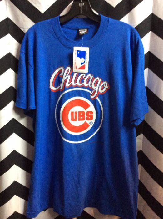 1989 T-shirt – Chicago Cubs – Screen Printed Graphic Full Front ...