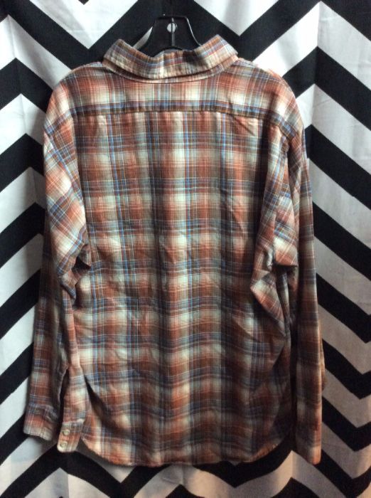 Ls Bd Flannel Shirt Decorative Pocket | Boardwalk Vintage