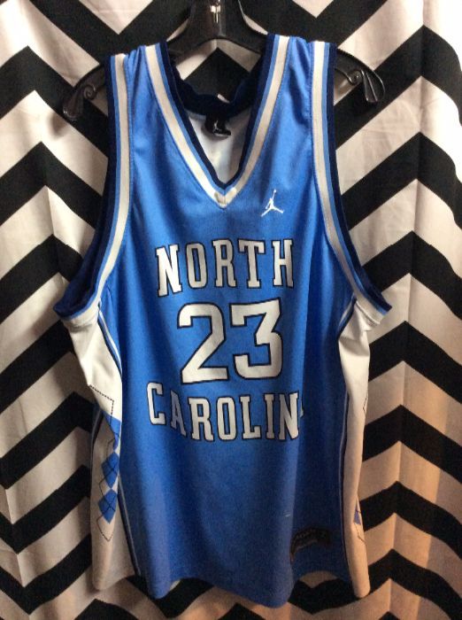 NCAA Univercity of North Carolina Tarheels Jordan 23 Jersey 1