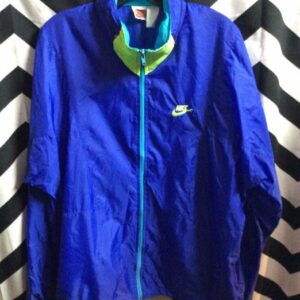 Photo detail:NIKE WINDBREAKER JACKET - ZIP-UP - CONTRASTING COLOR ON COLLAR & ZIPPER