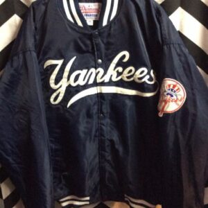 Photo detail:STARTER BASEBALL STYLE JACKET - SATIN - NEW YORK YANKEES - MLB