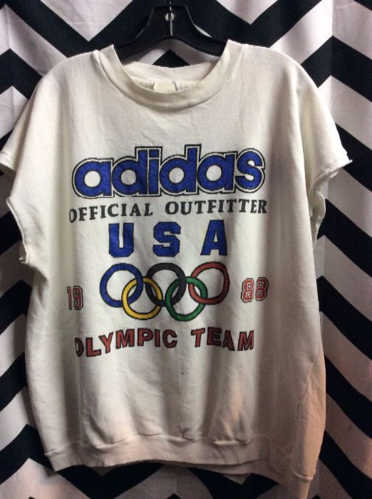 Adidas USA Olympic Team 1988 Sleveless Crewneck Sweater 1