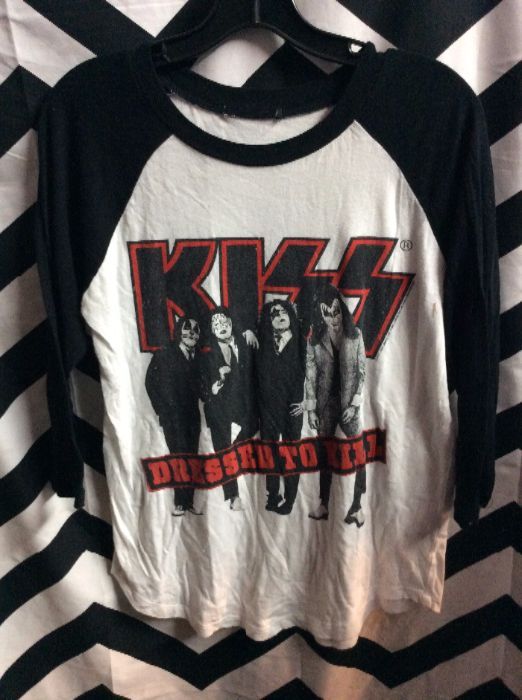 Kiss Ringer T-shirt dressed to kill 1