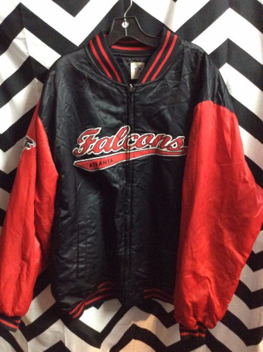 Sports Jacket – Zip-up – Atlanta Falcons – Reversible – Nfl | Boardwalk  Vintage