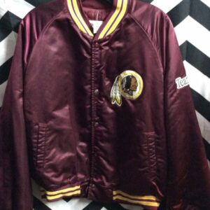 Photo detail:VINTAGE CHALK LINE BASEBALL STYLE JACKET -  SATIN - WASHINGTON REDSKINS - NFL