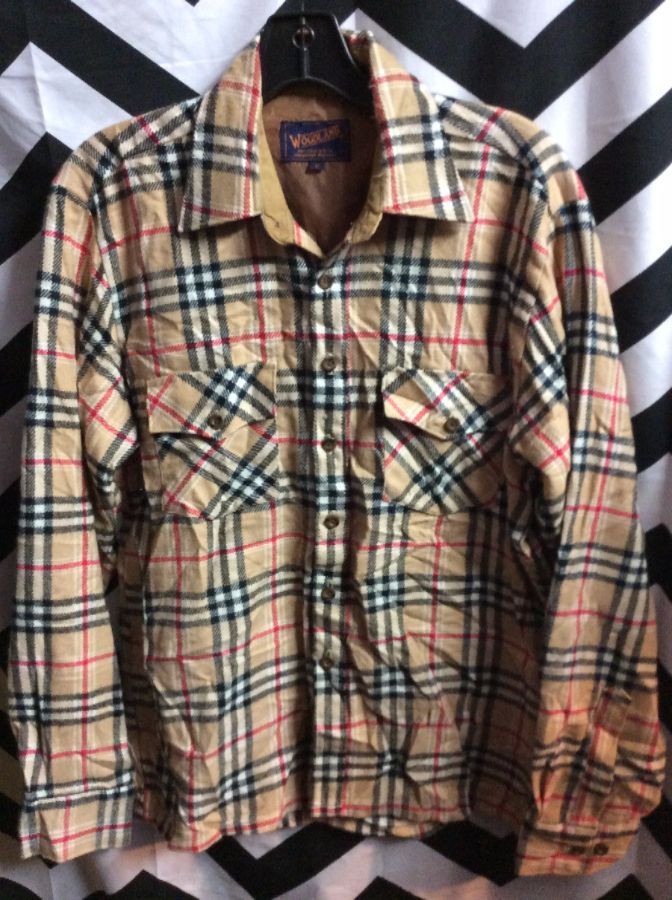 LS BD Wool plaid flannel with burberry colorway 1