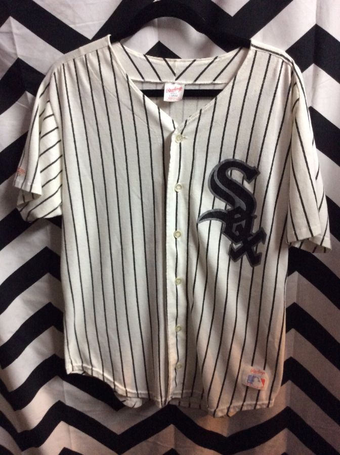 MLB Chicago Whitesox Pinstripe cotton Jersey as-is 1