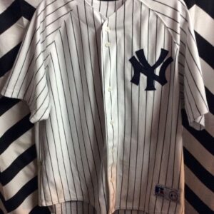 Photo detail:MLB New York Yankees Pin Stripe Jersey #13 Rodriguez Arod