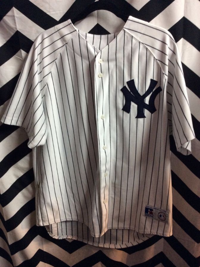 MLB New York Yankees Pin Stripe Jersey #13 Rodriguez Arod as-is 1