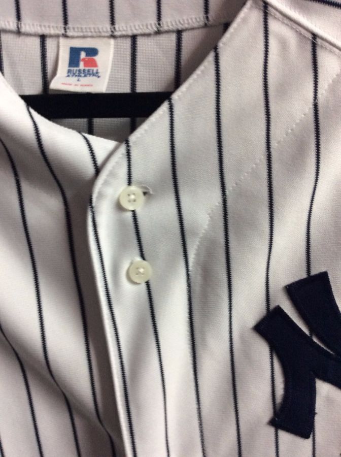 Mlb New York Yankees Pin Stripe Jersey #13 Rodriguez Arod