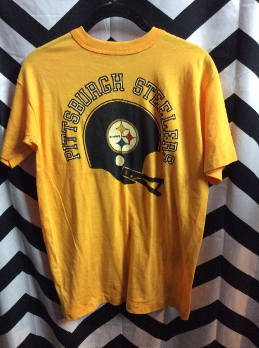 TSHIRT PITTSBURGH STEELERS YELLOW *DEADSTOCK*SMALL FIT 1