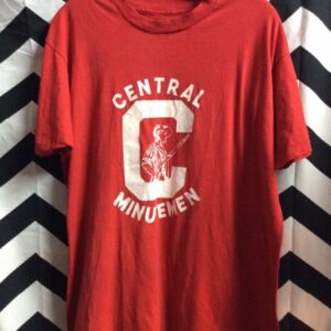 Photo detail:T-SHIRT CENTRAL MINUTEMEN GRAPHIC SOFT