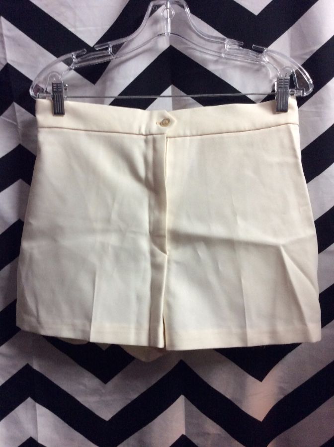 SHORTS Poly 70's Tennis Style Knee High *Deadstock 1