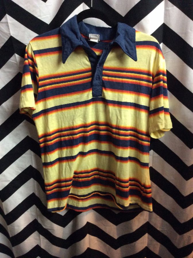 STRIPED POLO 1970S AS IS 1