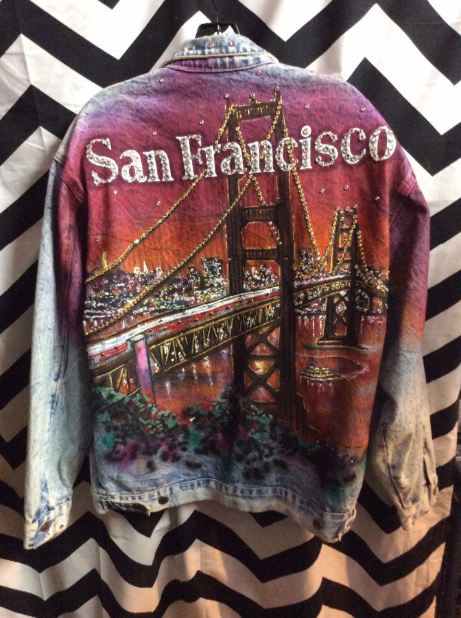 Vintage Tony Alamo Denim Jacket - San Francisco 1