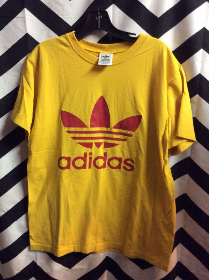 ADIDAS T SHIRT W/ LOGO FRONT & BACK AS IS 1