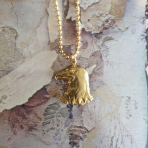 Photo detail:NECKLACE - EAGLE HEAD PENDANT - BALL CHAIN