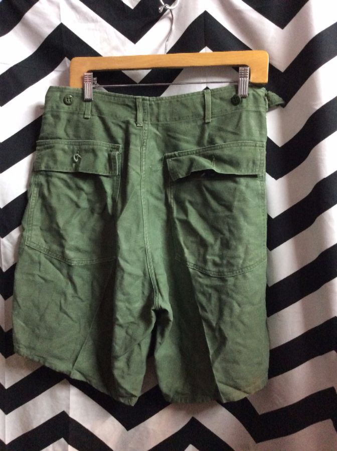 MENS MILITARY CARGO SHORTS BUTTON FLY 1