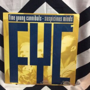 Photo detail:VINYL RECORD - FINE YOUNG CANNIBALS - SUSPICIOUS MINDS - SINGLE