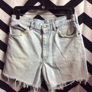 Photo detail:LEE DENIM SHORTS - CUT OFF - LONGER CUT - ZIP-FLY