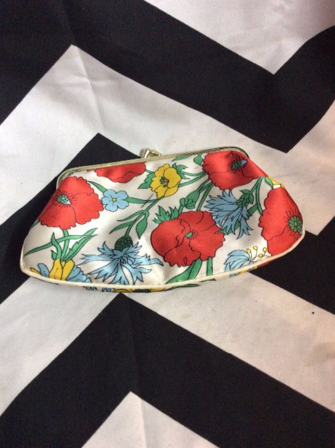 LITTLE POPPY FLORAL PRINTED COIN PURSE 1