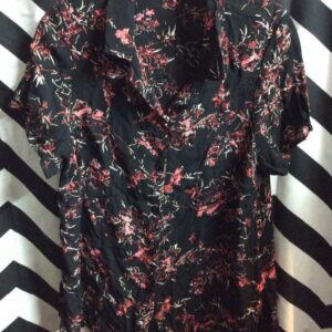 Photo detail:SS BD RAYON ORIENTAL FLORAL PRINT SHIRT