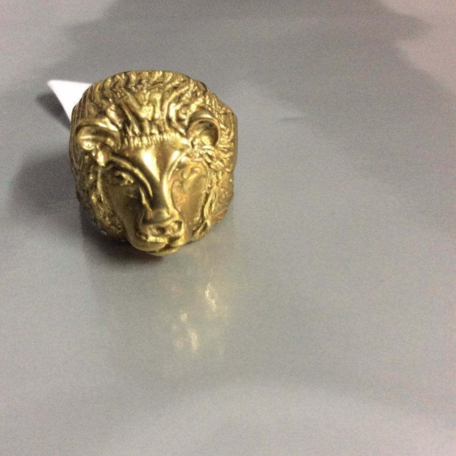LION leo RING Brass 1