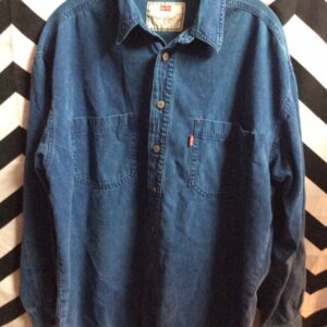 Photo detail:LS CHAMBRAY DENIM SHIRT LEVIS RED TAB