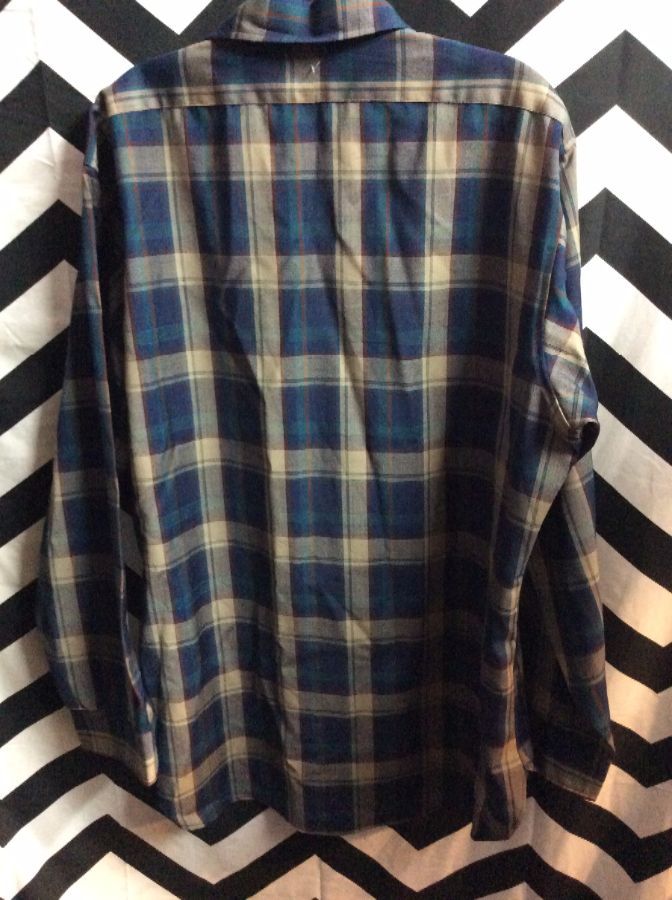Pendleton Flannel Shirt – Plaid Design Fabric | Boardwalk Vintage