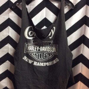 Photo detail:HARLEY DAVIDSON TANK TOP - CUSTOM CUT - NEW HAMPSHIRE