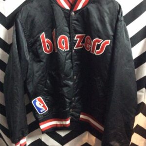 Photo detail:STARTER JACKET – PORTLAND TRAILBLAZER – TRADITIONAL LETTERED BLAZERS – NBA