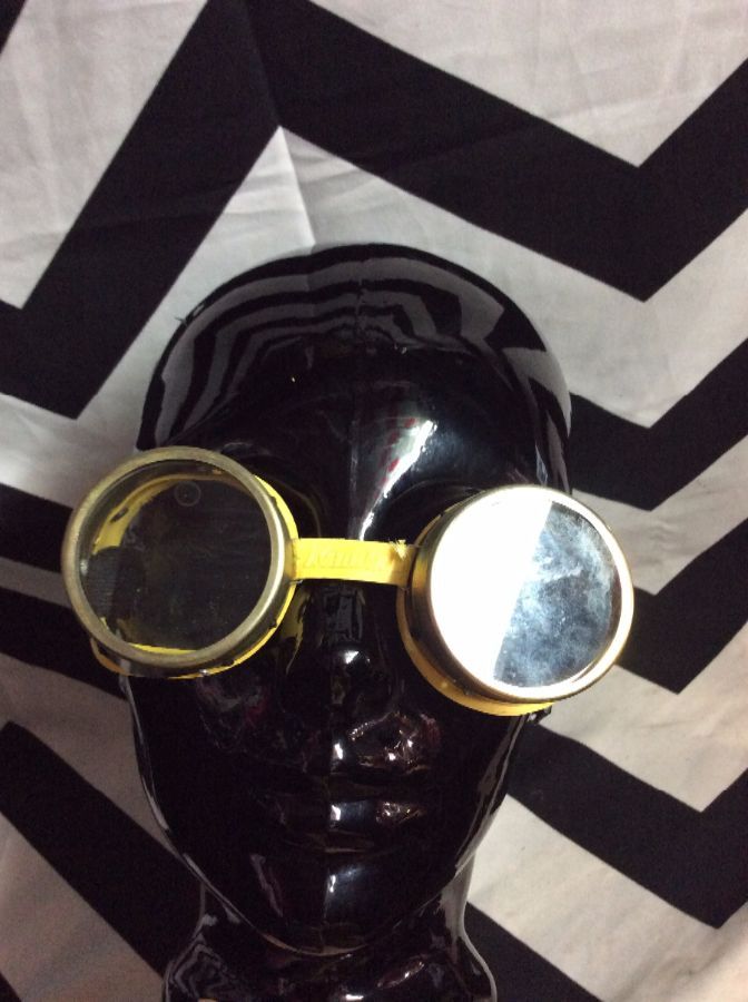 product details: Vintage USSR motorcycle goggles METAL & Glass photo