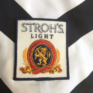 Stroh's Light BEER Vintage Embroidered Patch 0