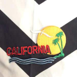 Photo detail:VINTAGE EMBROIDERED PATCH - CALIFORNIA - SUN/SURF/SEA GULL/PALM DESIGN W/LETTERING