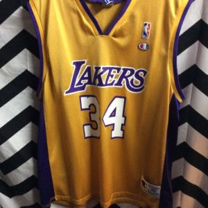 NBA Los Angeles Lakers jersey #32 Shaq Oneal 1