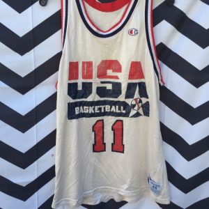 NBA Team USA Dream Team #11Karl Malone blank back 1