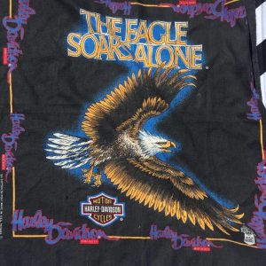 The Eagle Soars Alone Harley Davidson Bandana 1