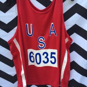 JERSEY USA 6035 track and field tank top 1