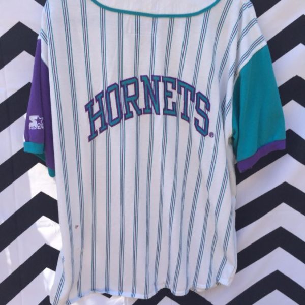 charlotte hornets baseball jersey