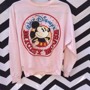 PULLOVER SWEATSHIRT FRONT GRAPHIC MICKEY MOUSE 1980S as-is 1