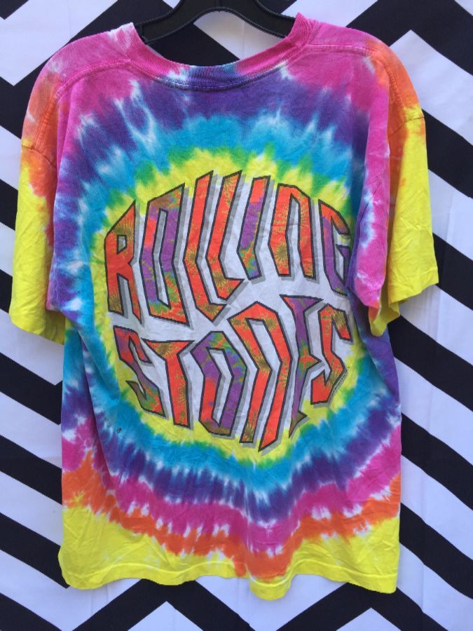 Vintage 1994 Rolling Stones Tie Dye Tshirt | Boardwalk Vintage
