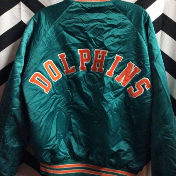 Chalkline Sports Jacket – Satin – Button-up – Miami Dolphins – Helmet ...