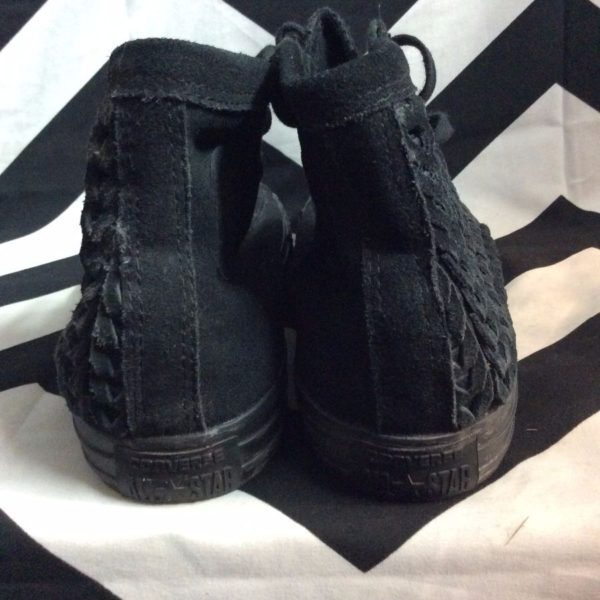 BRAIDED LEATHER CONVERSE ALL STAR HIGH TOP 2