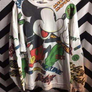 Mickey Mouse all over print Sweatshirt 1