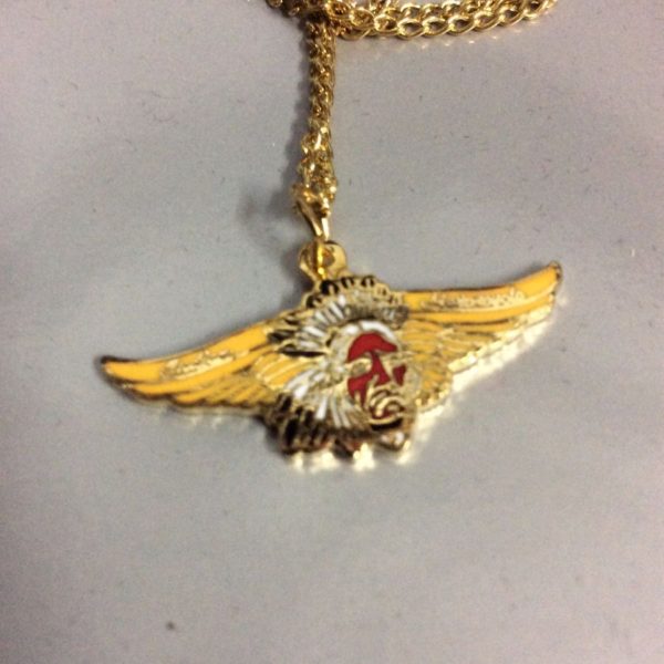 Necklace Indian Motorcycle Emblem Charm *deadstock* 1