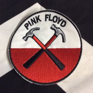 BW PATCH- PINK FLOYD CROSSED HAMMERS 1