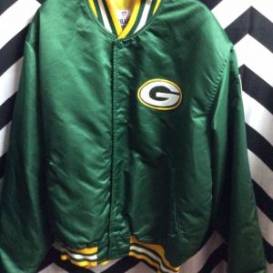 NFL Green Bay Packers Satin Button up Jacket 1